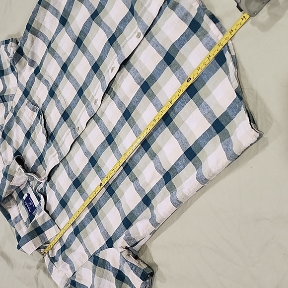 Men green XL casual/dress shirt - Picture 2 of 9